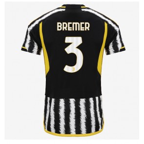 Juventus Gleison Bremer #3 Domácí Dres 2023-24 Krátký Rukáv